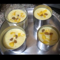 A picture of Mango shake.