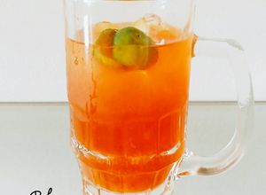 صورة لوصفة شاي مثلج منزلي Ice lemon tea 😋🍹