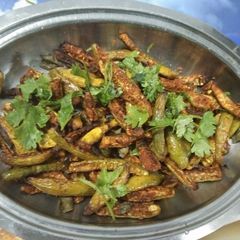 Spicy Fried Ivy Gourd with Air Fryer Without Oil A picture of Spicy Fried Ivy Gourd with Air Fryer Without Oil.