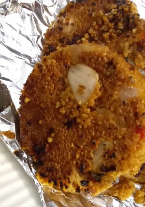 A picture of Spicy couscous burgers.