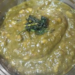 A picture of Special Sindhi 'Saai Bhaji' / 'Veg Spinach with dal'.