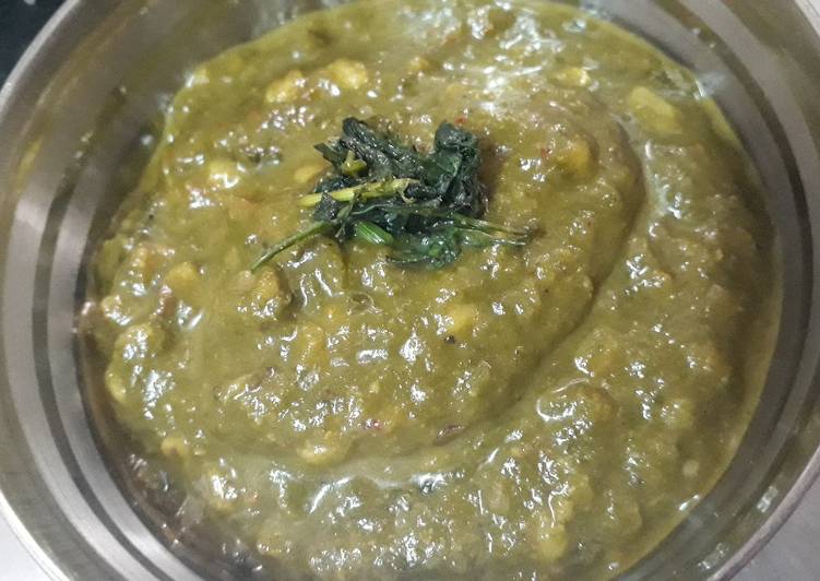 Special Sindhi 'Saai Bhaji' / 'Veg Spinach with dal'