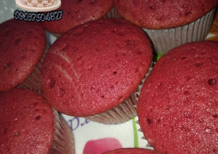 Easiest Way to Make Perfect Red velvet cupcakes