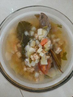 Foto resep Sop Tempe Kentang Labu Siam Mpasi