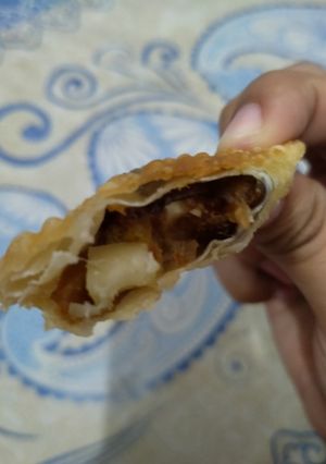 Foto resep Lumpia isi Kurma Keju (takjil)