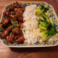 A picture of Sticky pork ribs.