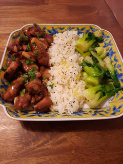 A picture of Sticky pork ribs.
