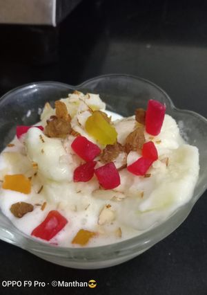 મિલ્ક કસ્ટર્ડ ડ્રાયફ્રુટ (Mix Custard Dryfruit Recipe In Gujarati) રેસીપી મુખ્ય ફોટો
