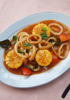 Foto resep Cumi Saus Padang