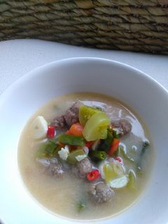 Foto resep Cok genem / gecok ganem /garang asem bola daging