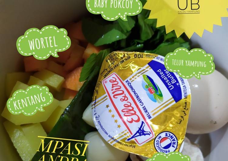 Resep masakan Bubur Kentang mpasi 4 bintang | Resep Bumbu Bubur Kentang mpasi 4 bintang Yang Lezat