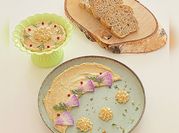 Une photo de houmous pois chiche