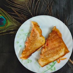 A picture of Veggie cheese sandwich.