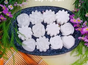 Hình của món Rau câu dừa non.