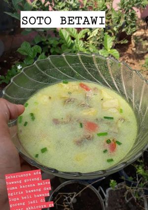 Foto resep Soto betawi tanpa MSG