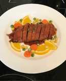 Lườn ngỗng xông khói sốt tiêu đen