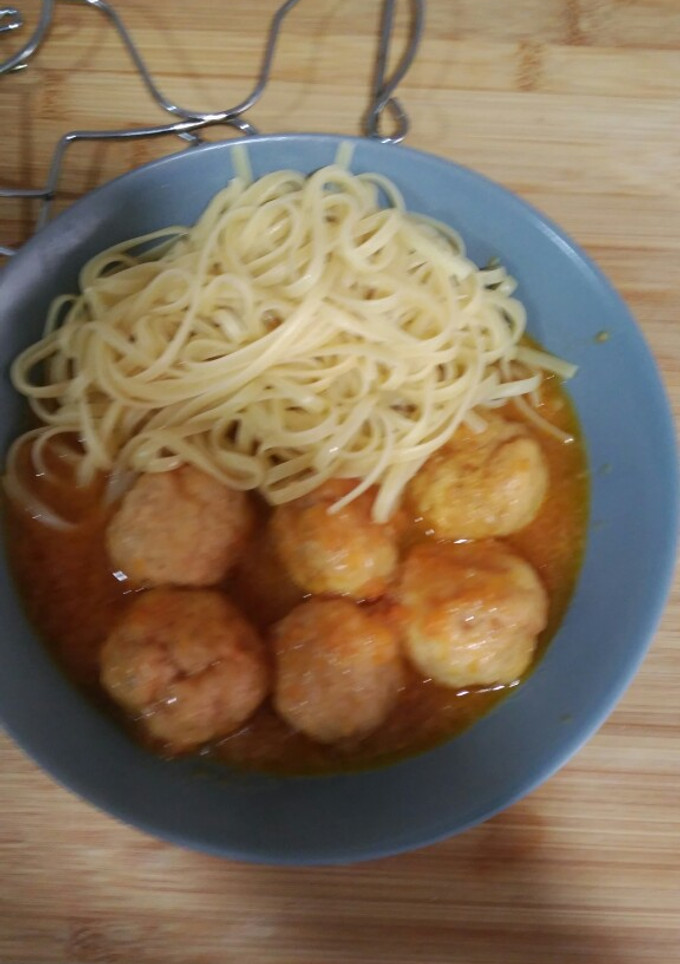 Una foto de Albóndigas de pollo