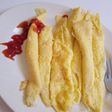 Telur Gulung sedikit minyak