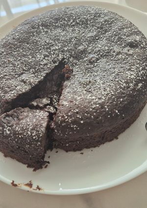 Une photo de Gateau au chocolat hyper fondant