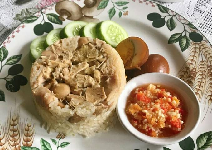 Resep Nasi Tim Ayam Hainan Oleh Cooking With Sheila Cookpad