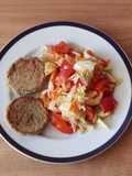 Hamburguesa de atún en lata