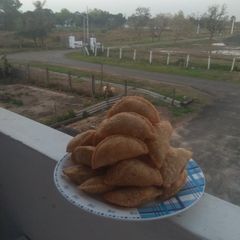 Mawa (khoya) gujiya A picture of Mawa (khoya) gujiya.
