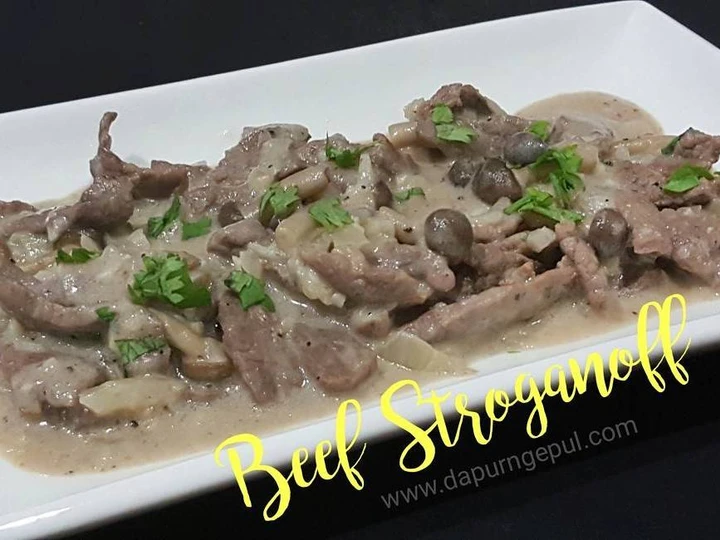 Easy Steps to Prepare Recipe Beef Stroganoff that is Awesome, Delicious}