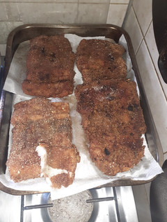 Una foto de Milanesas de Merluza 🍀