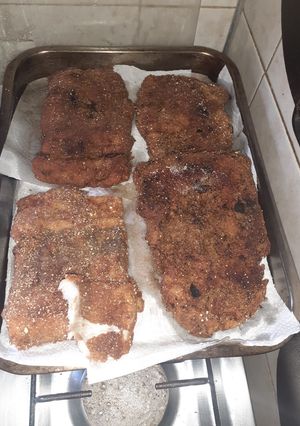 Una foto de Milanesas de Merluza 🍀