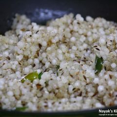 A picture of Sabudana khichdi.