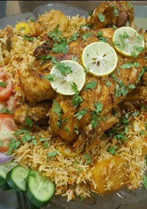A picture of Chatpati Chargha Biryani !.