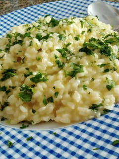 Una foto de Risotto al parmesano ✌ 🍴