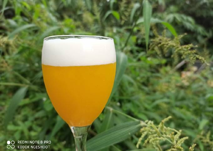 Resep Dalgona Jeruk Peras yang Menggugah Selera