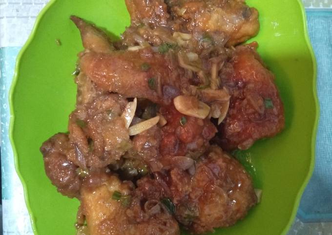 Ayam Goreng Tepung Saus Tiram