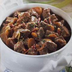 A picture of Beef Cooked in Beer.