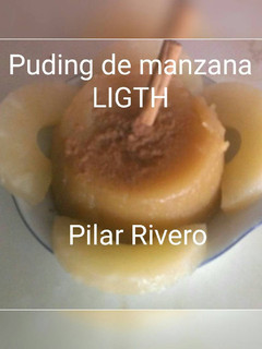 Una foto de Puding de manzana light