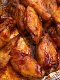 Alitas salsa BBQ Horneadas