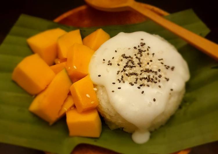 Langkah Mudah untuk Menyiapkan Mango sticky rice yang Bikin Ngiler