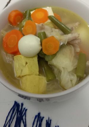 Foto resep Sop Ceker Telur Puyuh