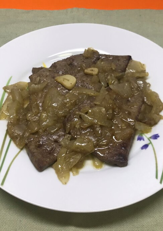 Una foto de Hígado de ternera con cebolla