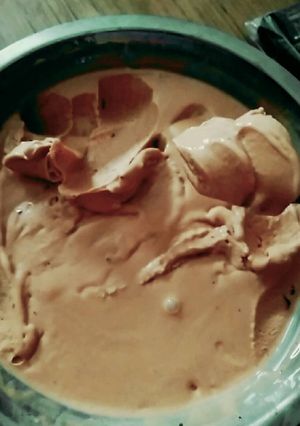 Una foto de Helado dulce de leche