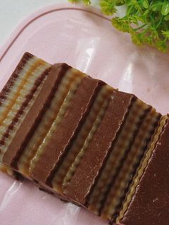 Foto resep Lapis Tepung Beras Moka Coklat