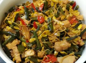 Foto resep Tumis kecambah kedelai