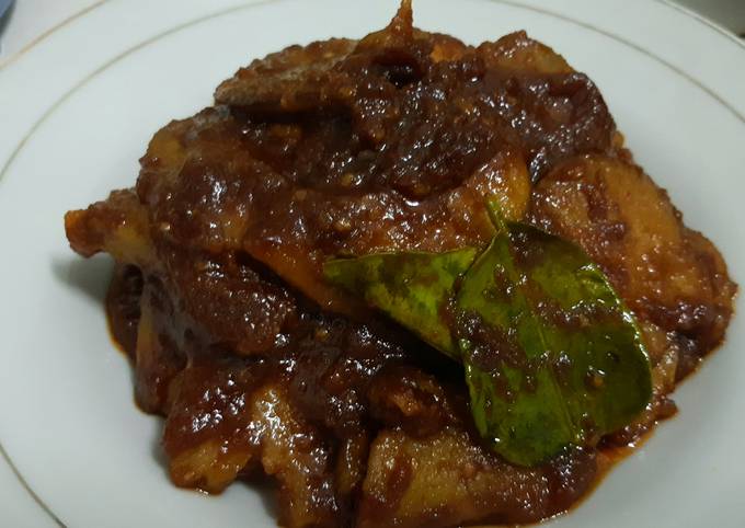 Semur Jengkol Jawa Timur Pedas Manis bumbu simpel