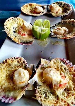 Una foto de Conchitas a la parmesana
