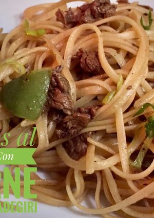 Una foto de Fideos Al Wok con Carne