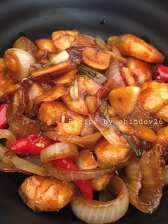 Foto resep Udang Saus Kecap