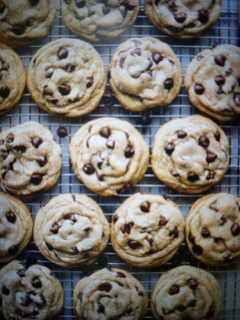 A picture of Chocolate chip cookies.