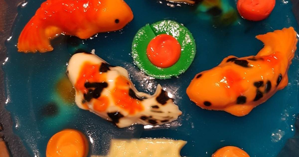 Resep Puding Ikan Koi Enak Dan Mudah Cookpad