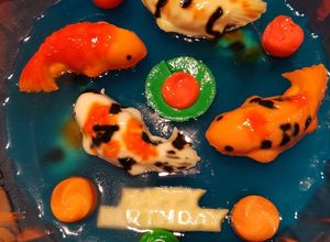 Foto resep 301. Puding Kolam Koi